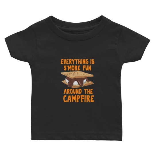 Discover Around The Campfire Camper Camping Campfire Advent Baby T Shirts