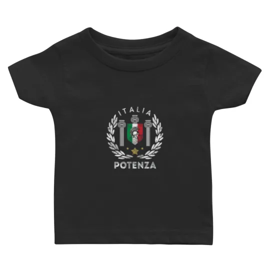 Discover Potenza Italian Vacation Souvenir Potenza Baby T-shirts
