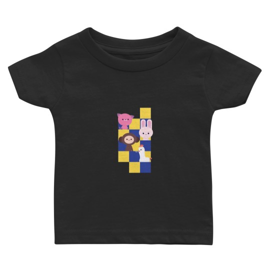 Discover A Journey into the Charming World of Pixel Art Baby T-shirts