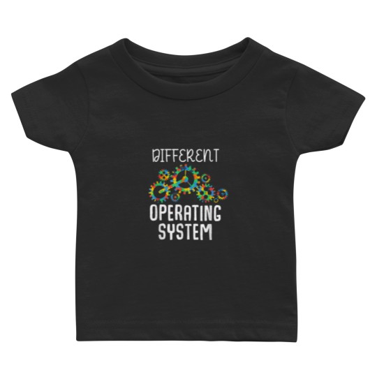 Discover Different Operating System Autism Awareness Puzzle Tolerance Baby T-shirts