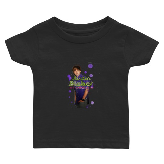 Discover  Justin Bieber My World 2.0 White Baby T-shirts