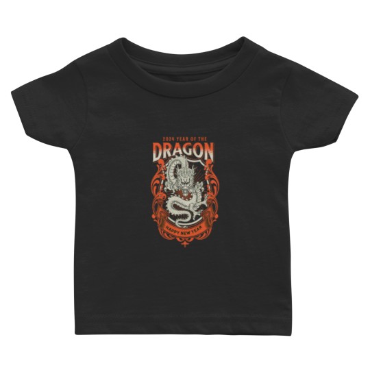 Discover Year of the Dragon Shirt done in KITTLE Baby T-shirts