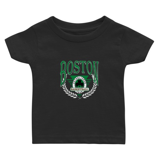 Discover Vintage Boston Basketball Baby T Shirts, Boston Basketball Baby T Shirts