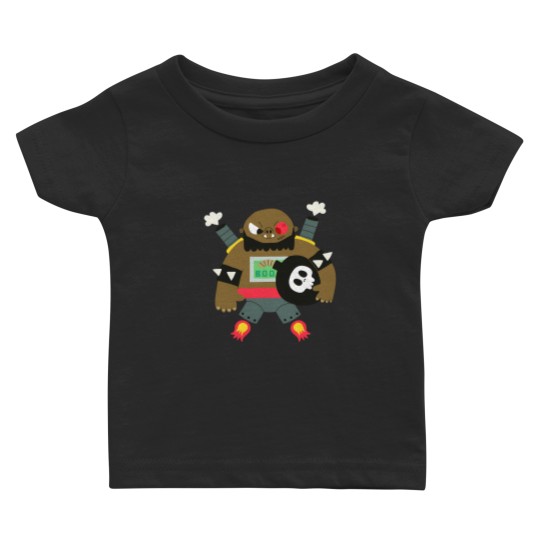 Discover Bad Metal Monster Baby T-shirts
