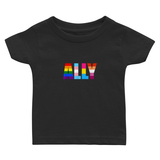 Discover Ally Gay Pride Trans Pan Lesbian Pride Flag Baby T-Shirt