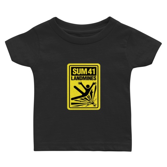 Discover Land mines are explosive devices embedded in the ground Baby T-shirts