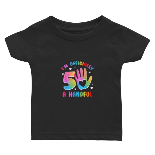 Discover Officially A Handful 5 Im 5 Years Old 5th Birthd Baby T-shirts
