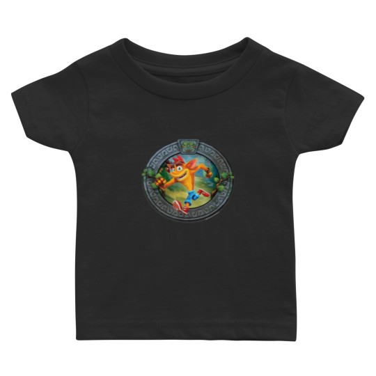 Discover Crash Bandicoot - Crash Stone Frame Baby T-shirts