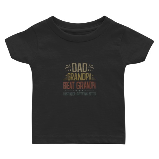 Discover Fathers Day Gift from Grandkids Dad Grandpa Great Grandpa Baby T-shirts