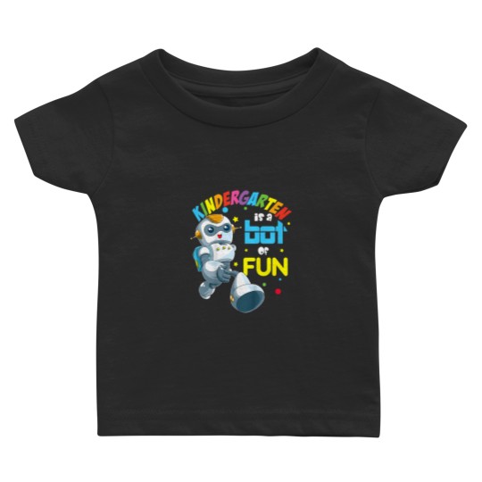 Discover Kids Back to School Kindergarten Cool Robot 4393 Baby T-shirts
