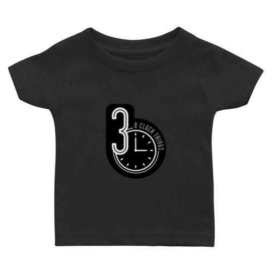 Discover 3 o clock things (INVERTED COLORS) Baby T-shirts