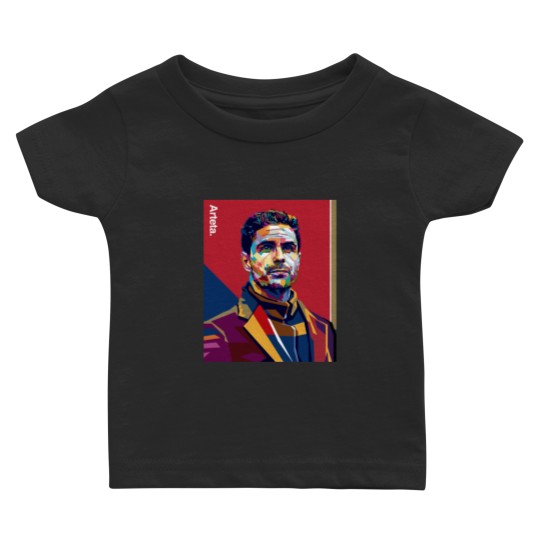Discover Mikel Arteta Pop art Portrait Baby T-shirts
