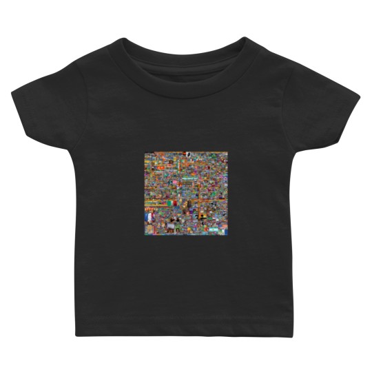 Discover 8K R Place 2022 Atlas Final Image Baby T-shirts