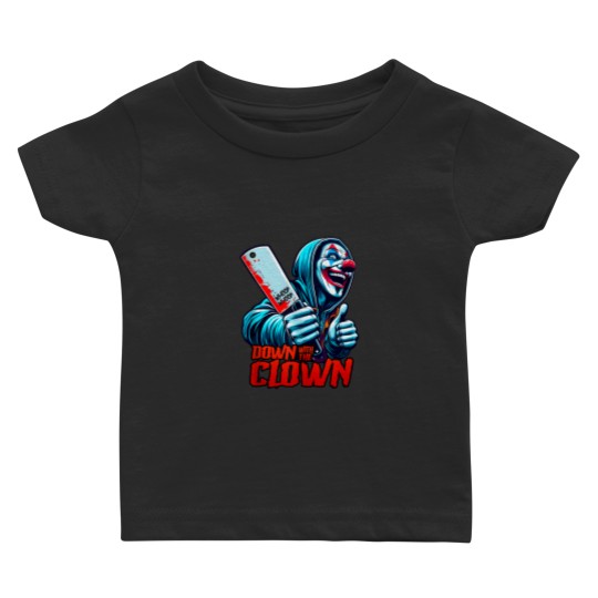 Discover DOWN WITH THE CLOWN Shirt ICP Hatchet Man Juggalette Clothes Baby T-shirts