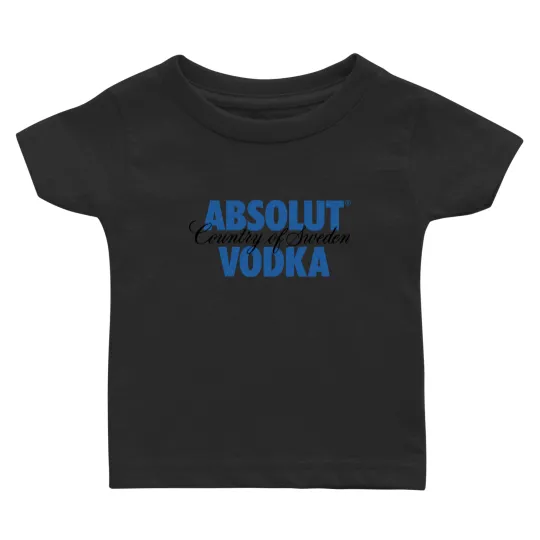 Discover Absolut Vodka Logo Baby T-shirts