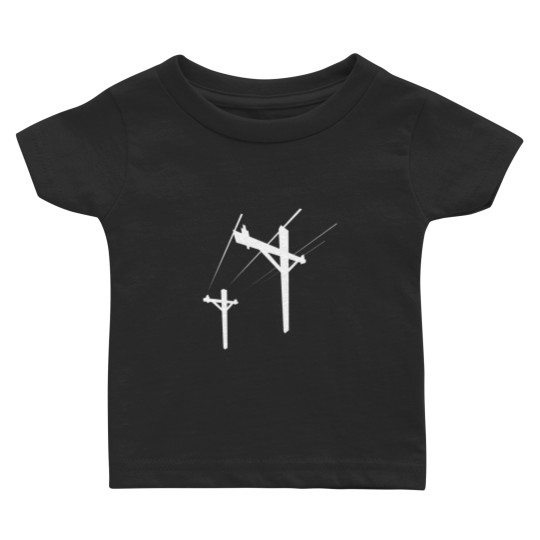 Discover Power lines Baby T Shirts