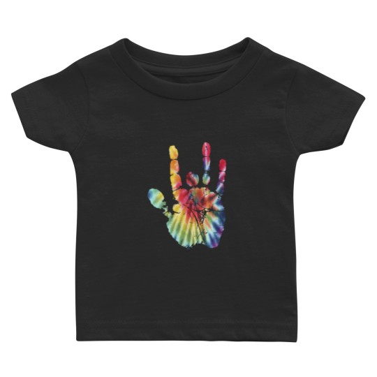 Discover Tie Dye Jerry Garcia Hand Bill Kreutzmann Baby T Shirts