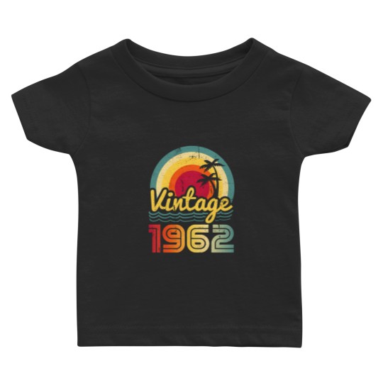 Discover Vintage 1962 Made in 1962 61st Birthday Baby T-Shirt