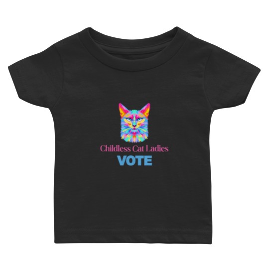 Discover Funny Cat Baby T Shirts for Childless Cat Ladies
