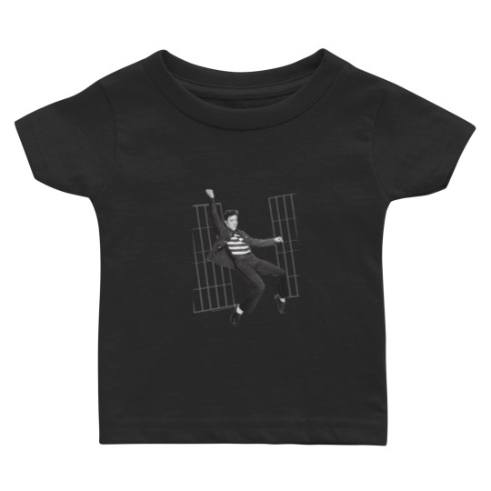 Discover Elvis Presley Jailhouse Rock Baby T Shirts Licensed Rock N Roll Music Baby T Shirts White