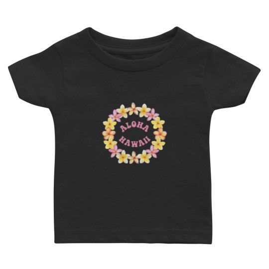 Discover Plumeria Lei Baby T-Shirts