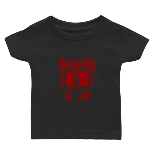 Discover Vintage 1978 Nazareth Expect No Mercy tour concert Baby T Shirts