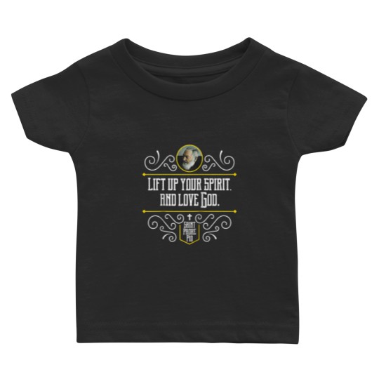 Discover St Padre Pio Quote Spiritual Direction Catholic Baby T Shirts