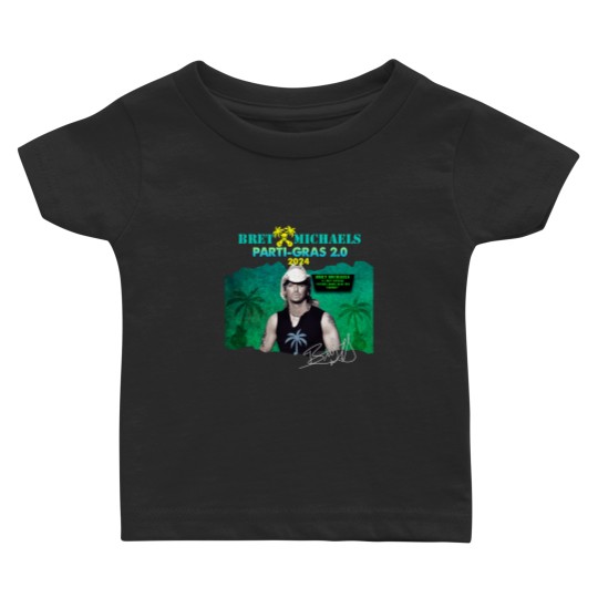 Discover New Popular ​Bret Michaels Tour 2024 Gift For Fan Baby T Shirts