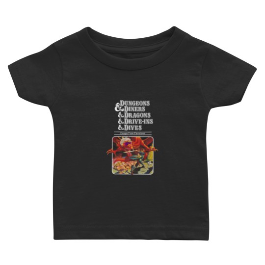 Discover Dungeons And Diners And Dragons And Dives Baby T-Shirts