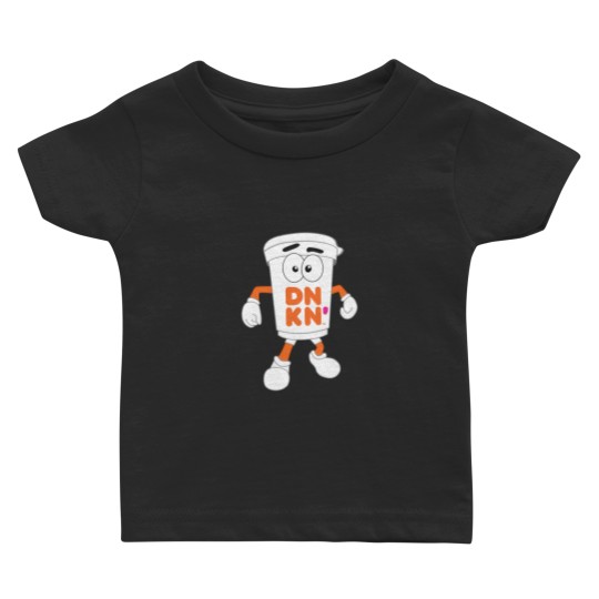 Discover Cuppy Coffee Dunkin Mascot Baby T Shirts