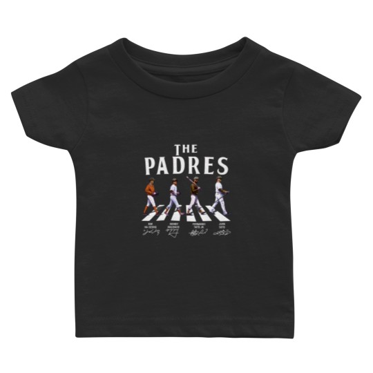 Discover The Padres Walking Abbey Road Signatures Baseball Baby T Shirts, Kim Ha-Seong, Manny Machado, FRD Tatis JR.