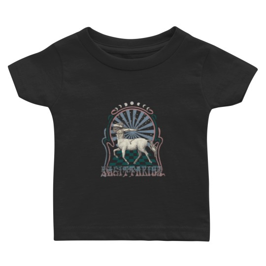 Discover Sagittarius Zodiac Vintage Baby T Shirts, Celestial Sagittarius Baby T Shirts