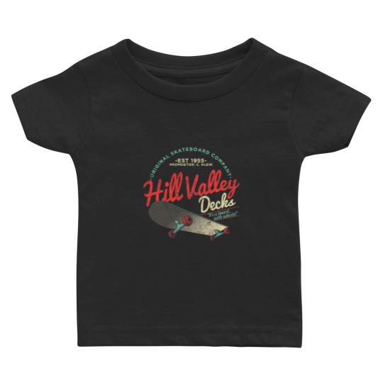 Discover Hill Valley Decks Original Skateboard Company Baby T Shirts