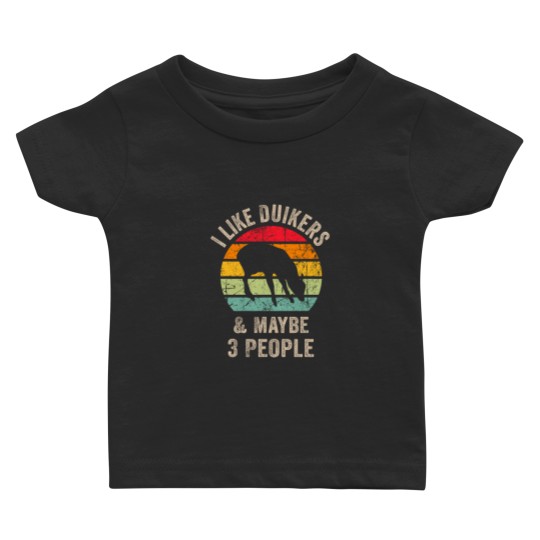 Discover funny vintage duikers antelope i like duikers and maybe 3 p Baby T Shirts