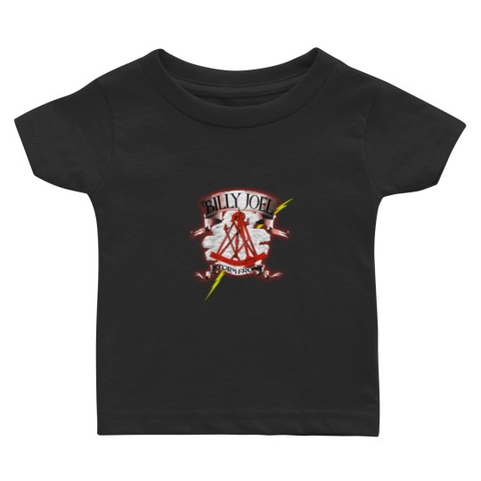 Discover 1990 Billy Joel Storm Front, Only The Good Die Young Vintage Baby T Shirts