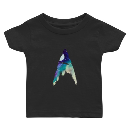 Discover The Next Generation Starfleet Galactic Insignia Baby T Shirts