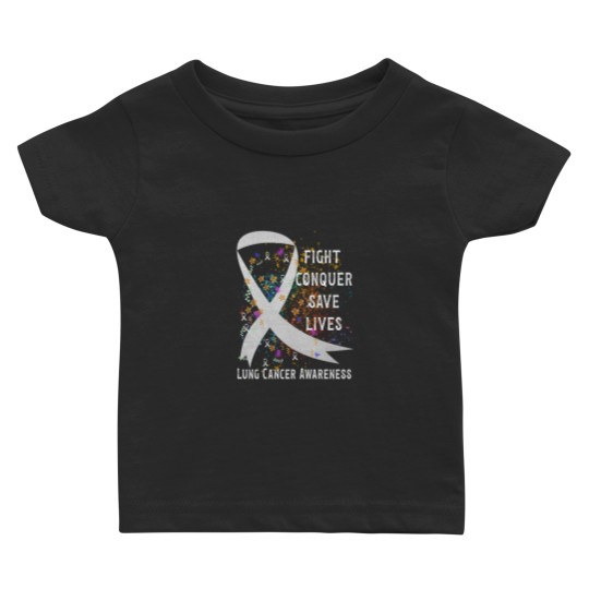 Discover Lung Cancer - Lung Cancer Awareness - Baby T Shirts