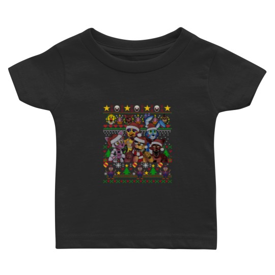 Discover FNAF Five Nights at Freddy's Christmas Ugly Baby T Shirts