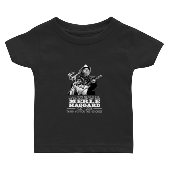 Discover Vintage Merle Haggard Memories Signed Men Baby T Shirts
