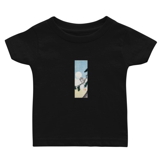 Discover 19th C. Japanese Owl at Night Baby T-shirts