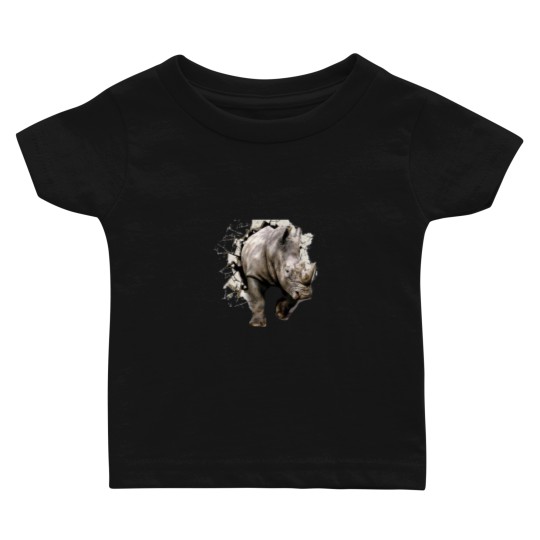 Discover 3D Rhino - African Safari Animal Rhinoceros Baby T-shirts