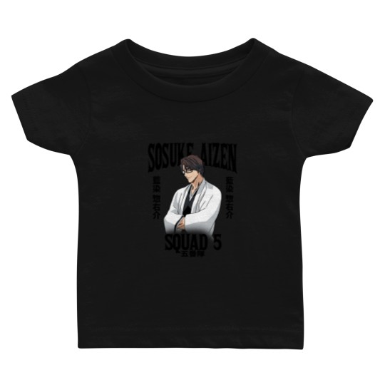 Discover RIPP JUNC Sosuke Aizen Squad 5 Baby T-shirts