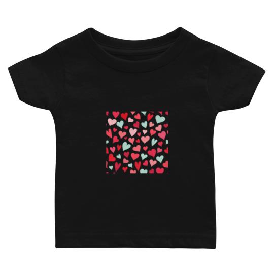 Discover Valentine's hearts 1 Baby T-shirts