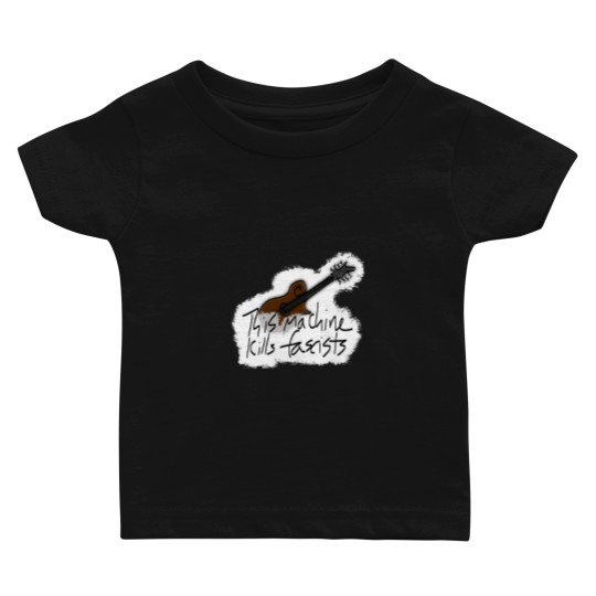Discover Mandolin This Machine Kills Fascists Baby T-shirts