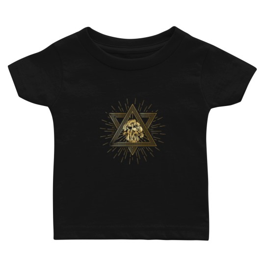 Discover Wild Mushroom and Moon No time, I'm looking for mushrooms Baby T-shirts