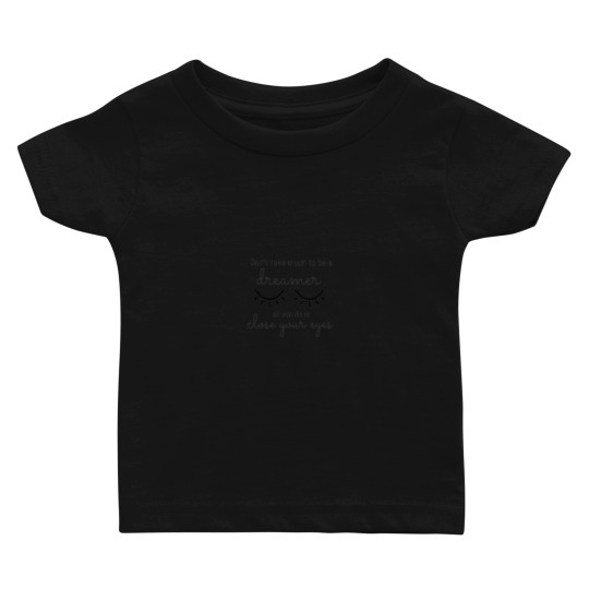Discover Close Your Eyes Oversized Baby T-shirts