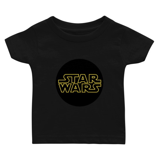 Discover star the wer wars yellow star the wer wars yellow black buy Baby T-shirts