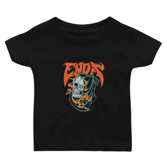Discover End It Tattoo Badge T-Shirt | End It Band T-shirt | End it Tour Baby T-shirts