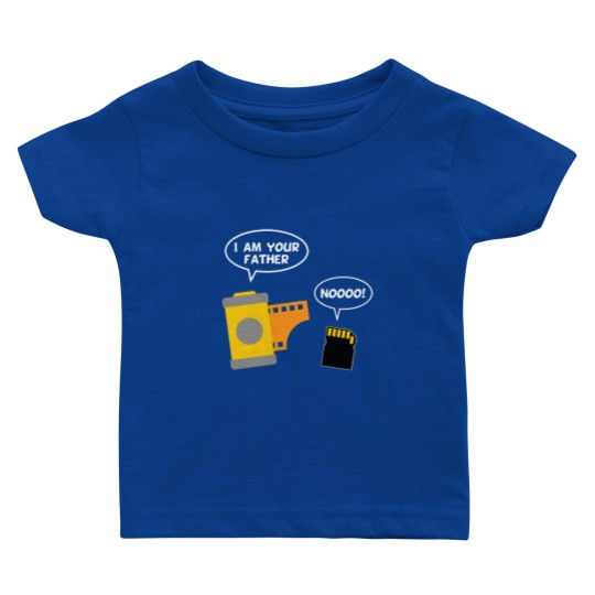Discover Photographers Film I am Your Father SD Card Photog Baby T Shirts