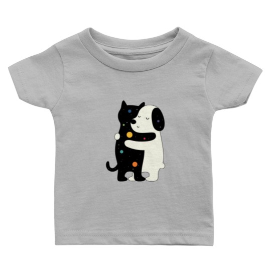 Discover Universe Soulmate AT LEAST MY CAT LOVES ME Baby T-shirts